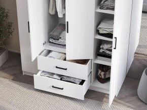 Шкаф 4-х створчатый Титан (белый) в Добрянке - dobryanka.ok-mebel.com | фото 3