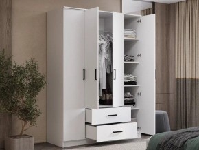 Шкаф 4-х створчатый Титан (белый) в Добрянке - dobryanka.ok-mebel.com | фото 4