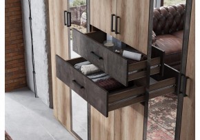 Шкаф для белья Паркинс в Добрянке - dobryanka.ok-mebel.com | фото 5