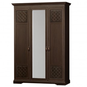 Шкаф для одежды 3-дверный №800 Парма Дуб нортон темный в Добрянке - dobryanka.ok-mebel.com | фото
