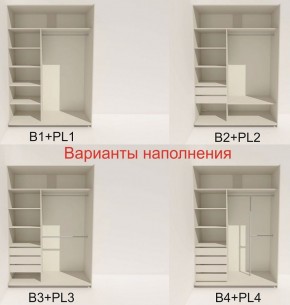 Шкаф-купе 1400 серии SOFT D6+D4+B2+PL2 (2 ящика+1штанга+1 полка) профиль «Капучино» в Добрянке - dobryanka.ok-mebel.com | фото 7