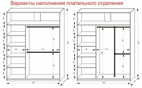 Шкаф-купе 1800 серии SOFT D8+D2+B2+PL4 (2 ящика+F обр.штанга) профиль «Графит» в Добрянке - dobryanka.ok-mebel.com | фото 8