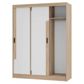 Шкаф-купе Смарт ШКК-06 (дуб сонома/белый) в Добрянке - dobryanka.ok-mebel.com | фото 4