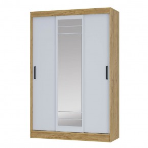 Шкаф-купе Тео ШКК-02 (крафт/белый) в Добрянке - dobryanka.ok-mebel.com | фото 2