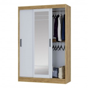Шкаф-купе Тео ШКК-02 (крафт/белый) в Добрянке - dobryanka.ok-mebel.com | фото 3