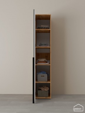 Шкаф Linnea MHR-1-2 2050х400х510 (ДВ-М 11.1.25) в Добрянке - dobryanka.ok-mebel.com | фото 4