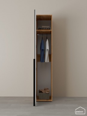 Шкаф Linnea MHR-1 2050х400х510 (ДВ-М 11.1.25) в Добрянке - dobryanka.ok-mebel.com | фото 4