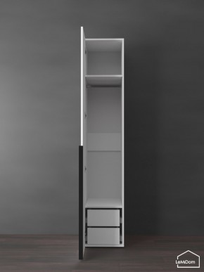 Шкаф Linnea MHR-1-3 2050х400х510 (Белый-М 11.1.1) в Добрянке - dobryanka.ok-mebel.com | фото 6