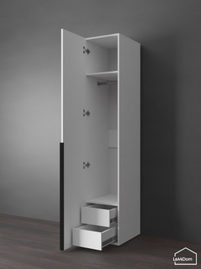 Шкаф Linnea MHR-1-3 2050х400х510 (Белый-М 11.1.1) в Добрянке - dobryanka.ok-mebel.com | фото 7