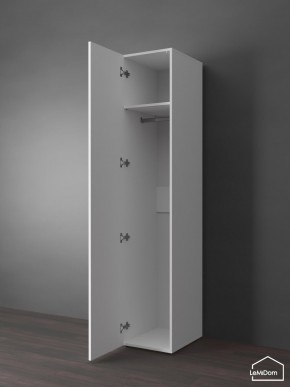Шкаф Linnea MHR-1PO 2050х400х510 (Белый-М 11.1.2) в Добрянке - dobryanka.ok-mebel.com | фото 4