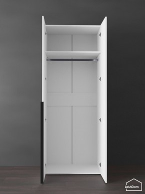 Шкаф Linnea MHR-2 2050х800х510 (Белый-М 11.1.2) в Добрянке - dobryanka.ok-mebel.com | фото 4