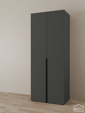 Шкаф Linnea MHR-2 2050х800х510 (Графит-М 11.1.25) в Добрянке - dobryanka.ok-mebel.com | фото