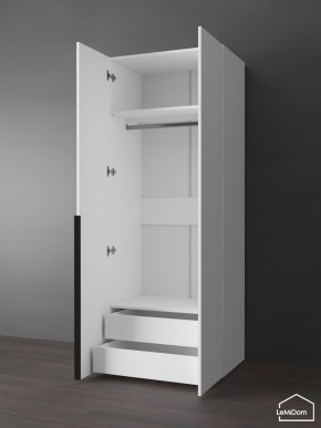 Шкаф Linnea MHR-2-3 2050х800х510 (Белый-М 11.1.2) в Добрянке - dobryanka.ok-mebel.com | фото 5