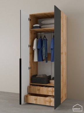 Шкаф Linnea MHR-2-3 2050х800х510 (ДВ-М 11.1.25) в Добрянке - dobryanka.ok-mebel.com | фото 6