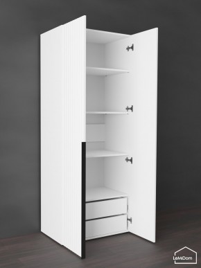 Шкаф Linnea MHR-2-4 2050х800х510 (Белый-М 11.1.1) в Добрянке - dobryanka.ok-mebel.com | фото 6
