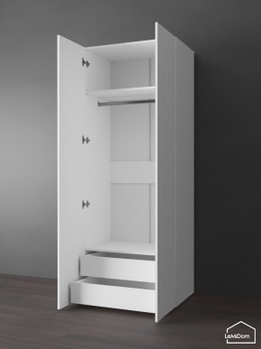 Шкаф Linnea MHR-2PO-3 2050х800х510 (Белый-М 11.1.1) в Добрянке - dobryanka.ok-mebel.com | фото 5