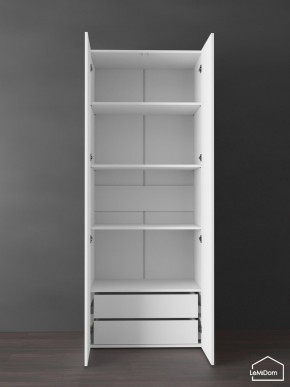 Шкаф Linnea MHR-2PO-4 2050х800х510 (Белый-М 11.1.1) в Добрянке - dobryanka.ok-mebel.com | фото 5