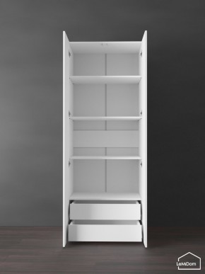 Шкаф Linnea MHR-2PO-4 2050х800х510 (Белый-М 11.1.1) в Добрянке - dobryanka.ok-mebel.com | фото 6