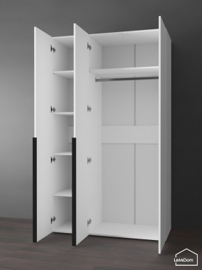 Шкаф Linnea MHR-3-1 2050х1200х510 (Белый-М 11.1.1) в Добрянке - dobryanka.ok-mebel.com | фото 5
