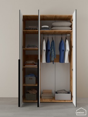 Шкаф Linnea MHR-3-1 2050х1200х510 (ДВ-М 11.1.25) в Добрянке - dobryanka.ok-mebel.com | фото 4