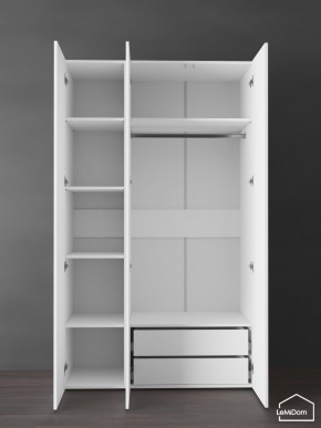 Шкаф Linnea MHR-3PO-2 2050х1200х510 (Белый-М 11.1.2) в Добрянке - dobryanka.ok-mebel.com | фото 6