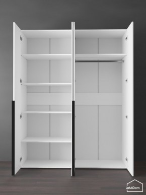 Шкаф Linnea MHR-4-1 2050х1600х510 (Белый-М 11.1.1) в Добрянке - dobryanka.ok-mebel.com | фото 4