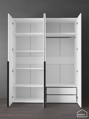 Шкаф Linnea MHR-4-2 2050х1600х510 (Белый-М 11.1.1) в Добрянке - dobryanka.ok-mebel.com | фото 6