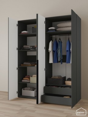 Шкаф Linnea MHR-4-2 2050х1600х510 (Графит-М 11.1.25) в Добрянке - dobryanka.ok-mebel.com | фото 5