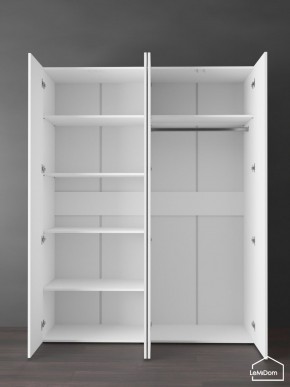 Шкаф Linnea MHR-4PO-1 2050х1600х510 (Белый-М 11.1.2) в Добрянке - dobryanka.ok-mebel.com | фото 4