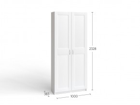 Шкаф МАКС двухстворчатый, цвет белый в Добрянке - dobryanka.ok-mebel.com | фото 3