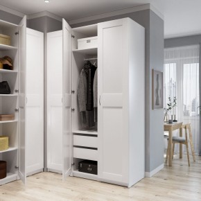 Шкаф МАКС однодверный, цвет белый в Добрянке - dobryanka.ok-mebel.com | фото 4