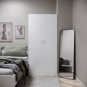 Шкаф ПЕГАС двухдверный, цвет белый в Добрянке - dobryanka.ok-mebel.com | фото 4