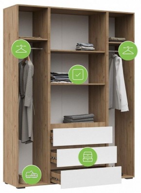 Шкаф платяной Элла в Добрянке - dobryanka.ok-mebel.com | фото 4