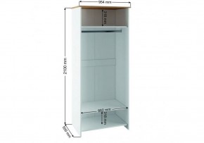 Шкаф платяной Теодора в Добрянке - dobryanka.ok-mebel.com | фото 3