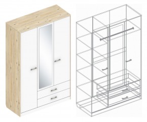 Шкаф "Милана" 3-х створчатый с 2 ящиками в Добрянке - dobryanka.ok-mebel.com | фото 3