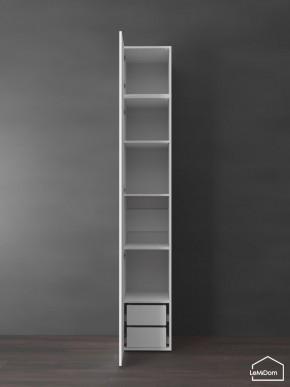 Шкаф с антресолью Linnea MHR-1POA-4 2450х400х510 (Белый-М 11.1.1) в Добрянке - dobryanka.ok-mebel.com | фото 6