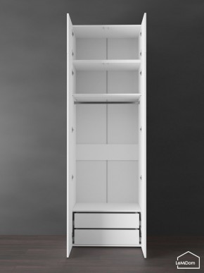 Шкаф с антресолью Linnea MHR-2POA-3 2450х800х510 (Белый-М 11.1.1) в Добрянке - dobryanka.ok-mebel.com | фото 5