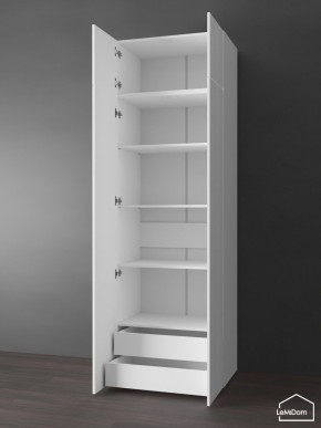 Шкаф с антресолью Linnea MHR-2POA-4 2450х800х510 (Белый-М 11.1.2) в Добрянке - dobryanka.ok-mebel.com | фото 5