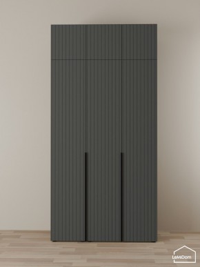 Шкаф с антресолью Linnea MHR-3A-2 2450х1200х510 (Графит-М 11.1.25) в Добрянке - dobryanka.ok-mebel.com | фото