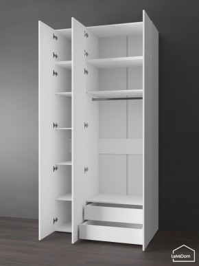 Шкаф с антресолью Linnea MHR-3POA-2 2450х1200х510 (Белый-М 11.1.1) в Добрянке - dobryanka.ok-mebel.com | фото 5