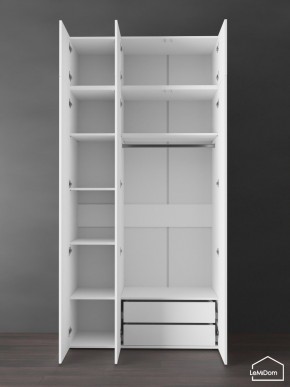 Шкаф с антресолью Linnea MHR-3POA-2 2450х1200х510 (Белый-М 11.1.2) в Добрянке - dobryanka.ok-mebel.com | фото 6