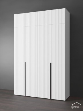 Шкаф с антресолью Linnea MHR-4A-2 2450х1600х510 (Белый-М 11.1.2) в Добрянке - dobryanka.ok-mebel.com | фото