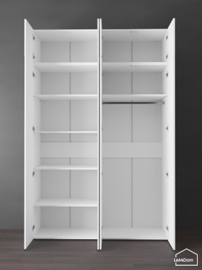Шкаф с антресолью Linnea MHR-4POA-1 2450х1600х510 (Белый-М 11.1.2) в Добрянке - dobryanka.ok-mebel.com | фото 4