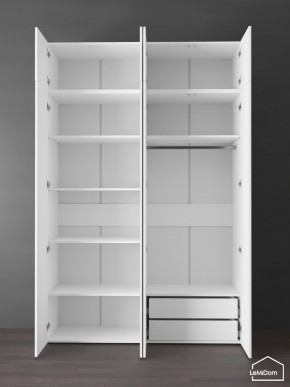 Шкаф с антресолью Linnea MHR-4POA-2 2450х1600х510 (Белый-М 11.1.2) в Добрянке - dobryanka.ok-mebel.com | фото 5