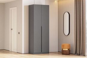 Шкаф ШК-5 + 2 полки (800) Графит серый в Добрянке - dobryanka.ok-mebel.com | фото 2