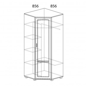 Шкаф угловой №243 Белла в Добрянке - dobryanka.ok-mebel.com | фото 2