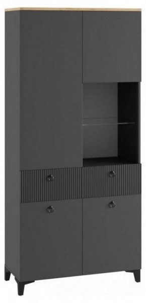 Шкаф-витрина Ника в Добрянке - dobryanka.ok-mebel.com | фото