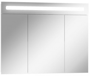 Шкаф-зеркало Аврора 90 с подсветкой LED Домино (DV8011HZ) в Добрянке - dobryanka.ok-mebel.com | фото 1