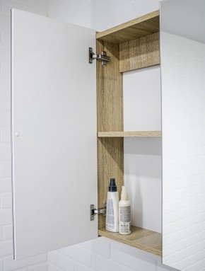 Шкаф-зеркало Мечта 60 Дуб сонома АЙСБЕРГ (DM2319HZ) в Добрянке - dobryanka.ok-mebel.com | фото 7