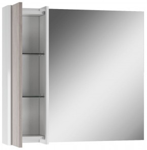 Шкаф-зеркало Uno 80 Дуб серый левый/правый Домино (DU1504HZ) в Добрянке - dobryanka.ok-mebel.com | фото 4